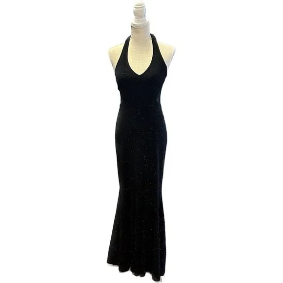 joseph ribkoff black evening dress Joseph Ribkoff Black and Silver Diamonds Dress main image 0